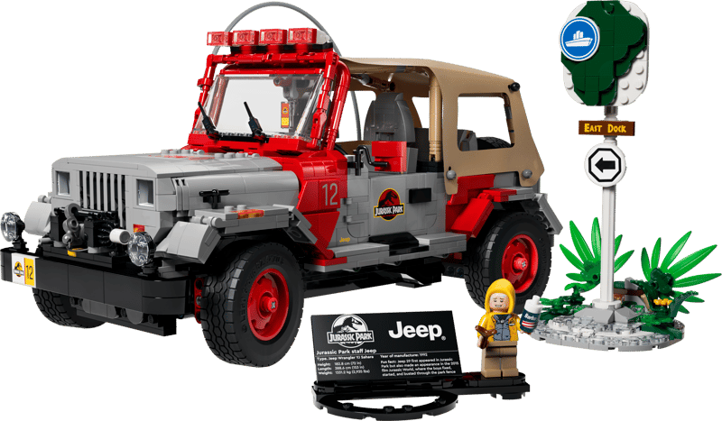 Jurassic Park Jeep® Wrangler — set LEGO 77984