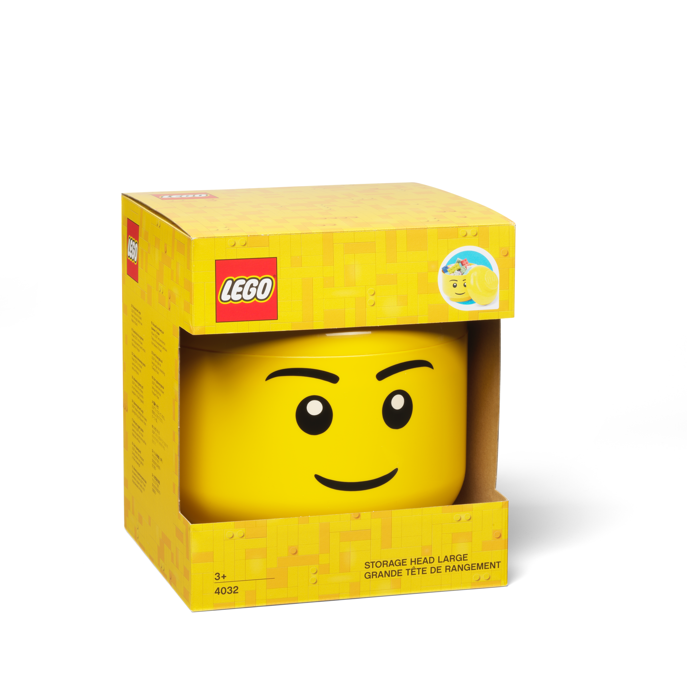 LEGO® Boy Storage Head – Large 5005528 Other | Buy at the Official Shop US