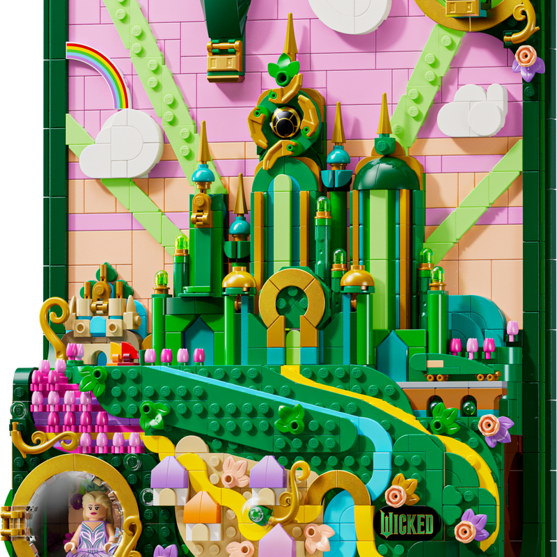 Emerald City Wall Art 75685 | Wicked | Buy online at the Official LEGO® Shop ES