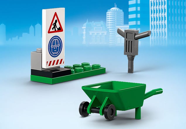 Lego®city 60325 - le camion betonniere, jeux de constructions & maquettes