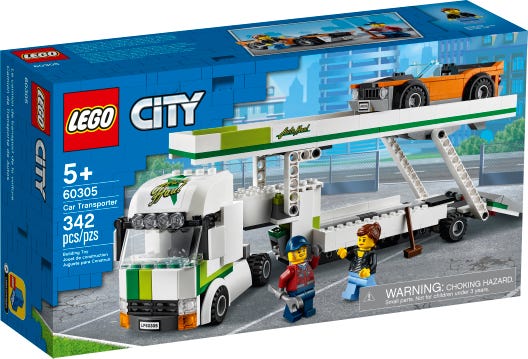 Excursion Mixed Messy Car Transporter 60305 | City | Buy online at the Official LEGO® Shop AT