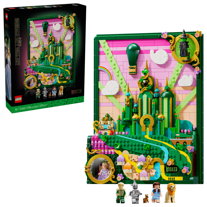 Emerald City Wall Art 75685 | Wicked | Buy online at the Official LEGO® Shop ES