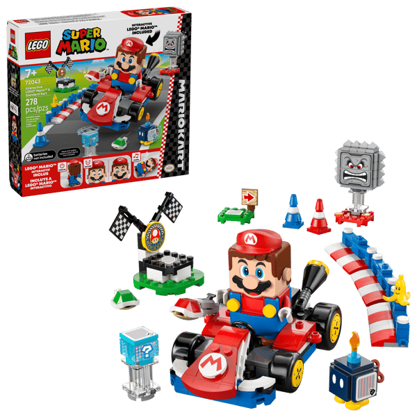 LEGO 72043 Mario Kart™ – LEGO® Mario™ interactif et kart standard — visuel 2 sur 8