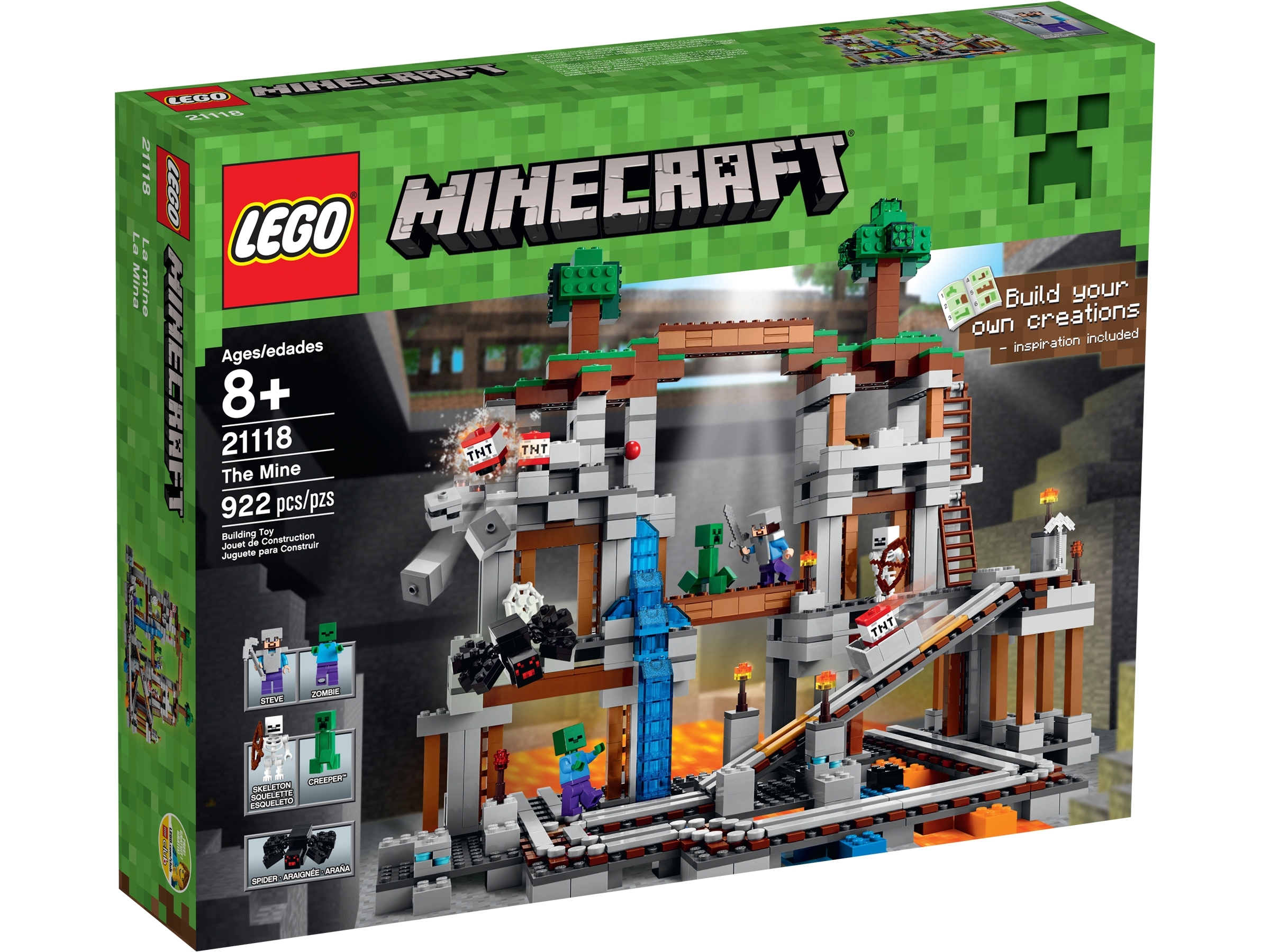 마이크로월드 - 광산 21118 | 마인크래프트® | Lego® Shop Kr
