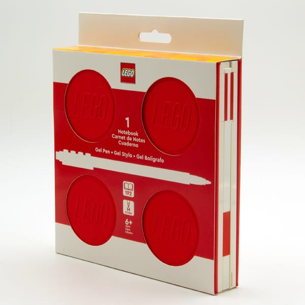 Locking Notebook with Gel Pen – Red - Image 3