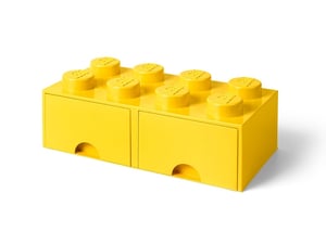 Brique 8 tenons avec tiroirs – jaune