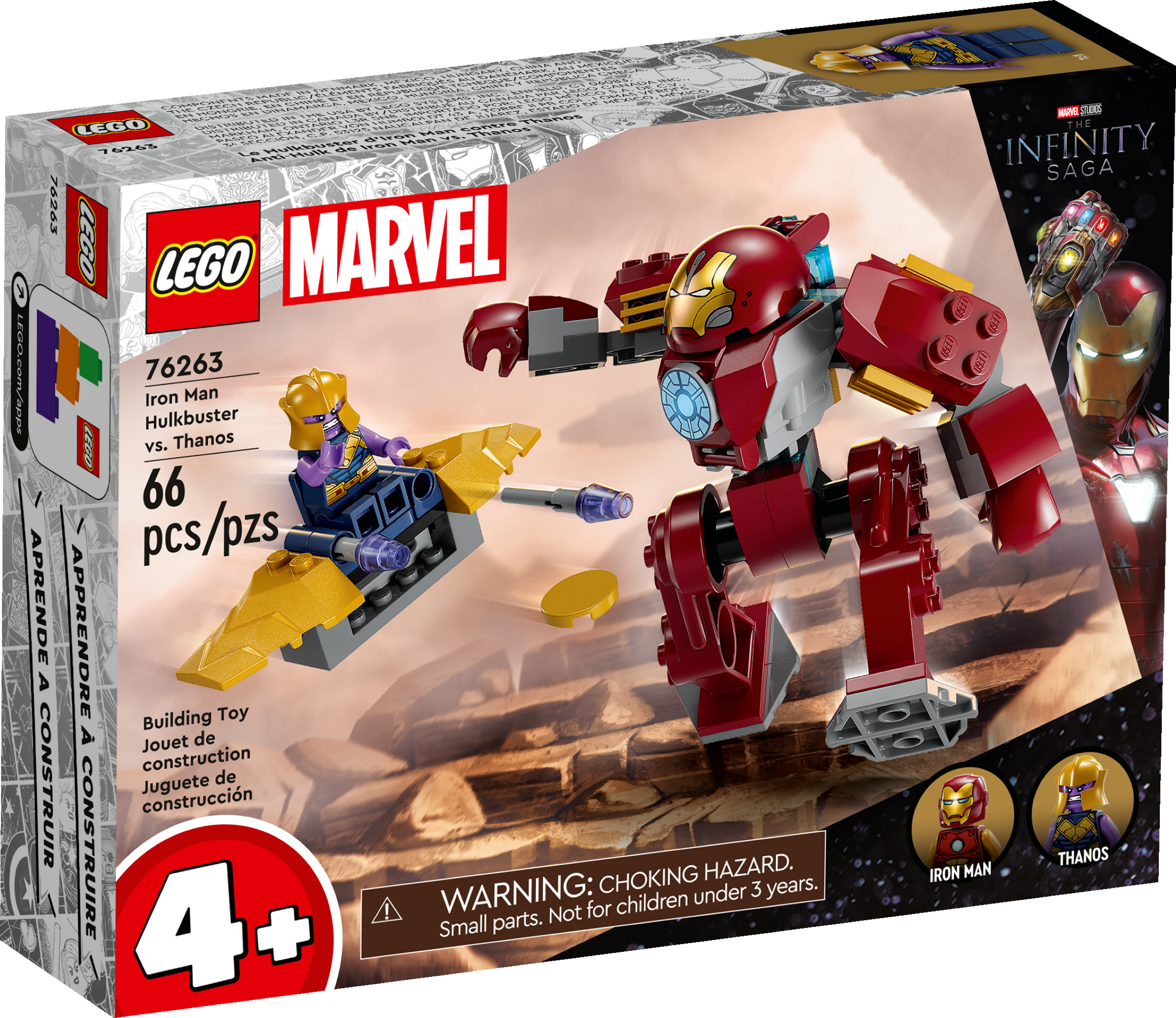 Iron Man Hulkbuster mot Thanos 76263, Marvel