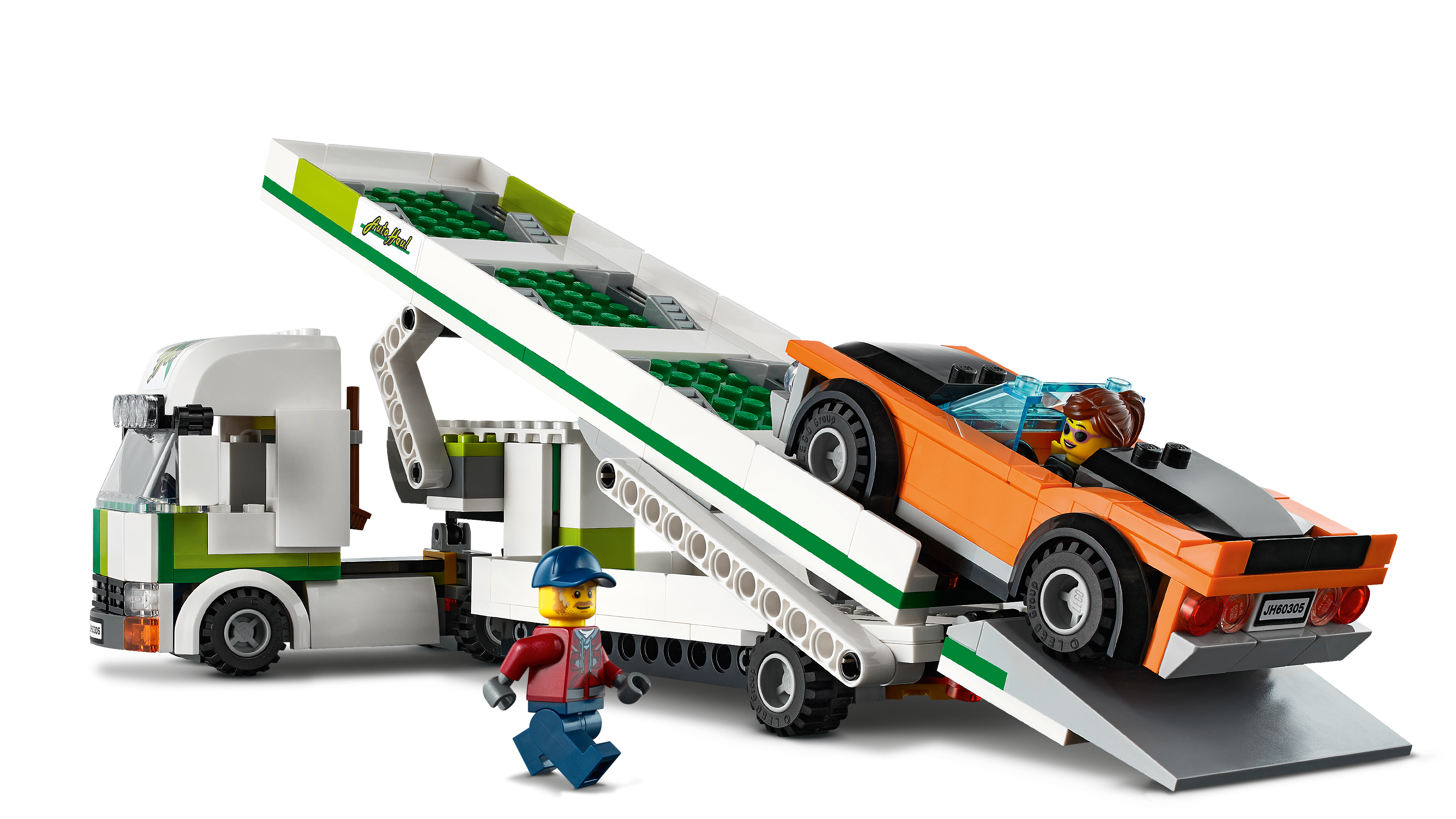 9x Male Truck Driver CTY1284 60305 LEGO Minifigure Figure New Ref:D281 