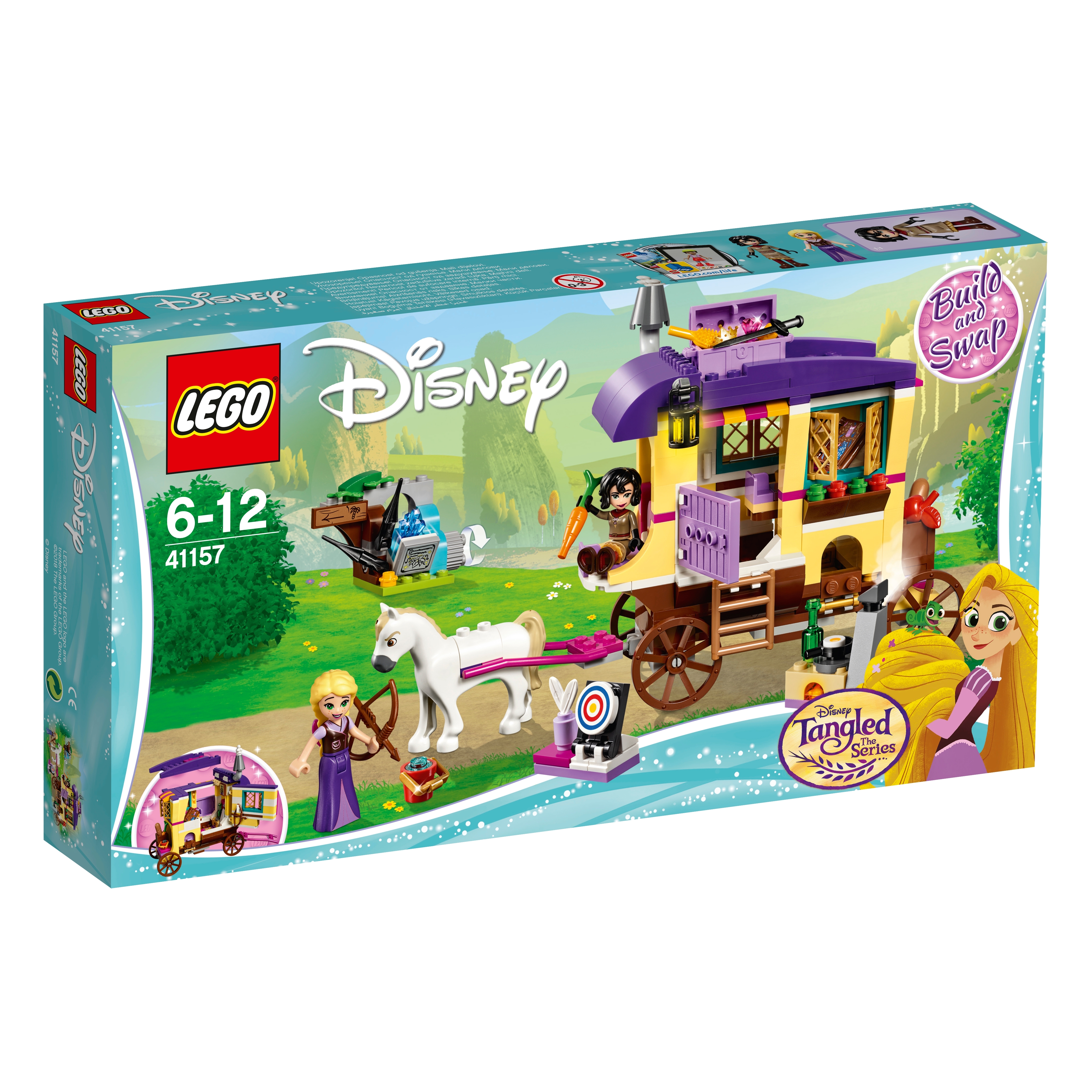 opladning Etableret teori disk Rapunzel's Traveling Caravan 41157 | Disney™ | Buy online at the Official  LEGO® Shop US