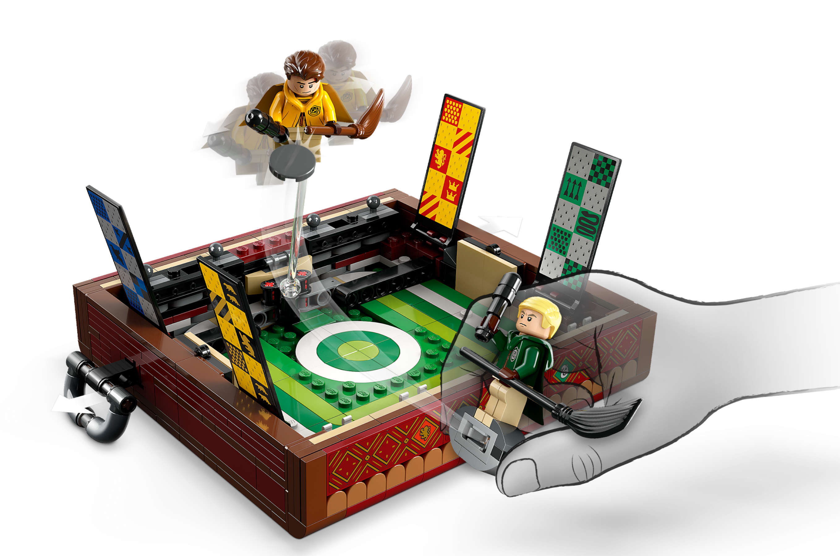 LEGO Harry Potter Quidditch Trunk 76416 Jouet Harry Potter à construire ;  idée de cadeau d'anniversaire pour les enfants à partir de 9 ans ; ouvrez  la