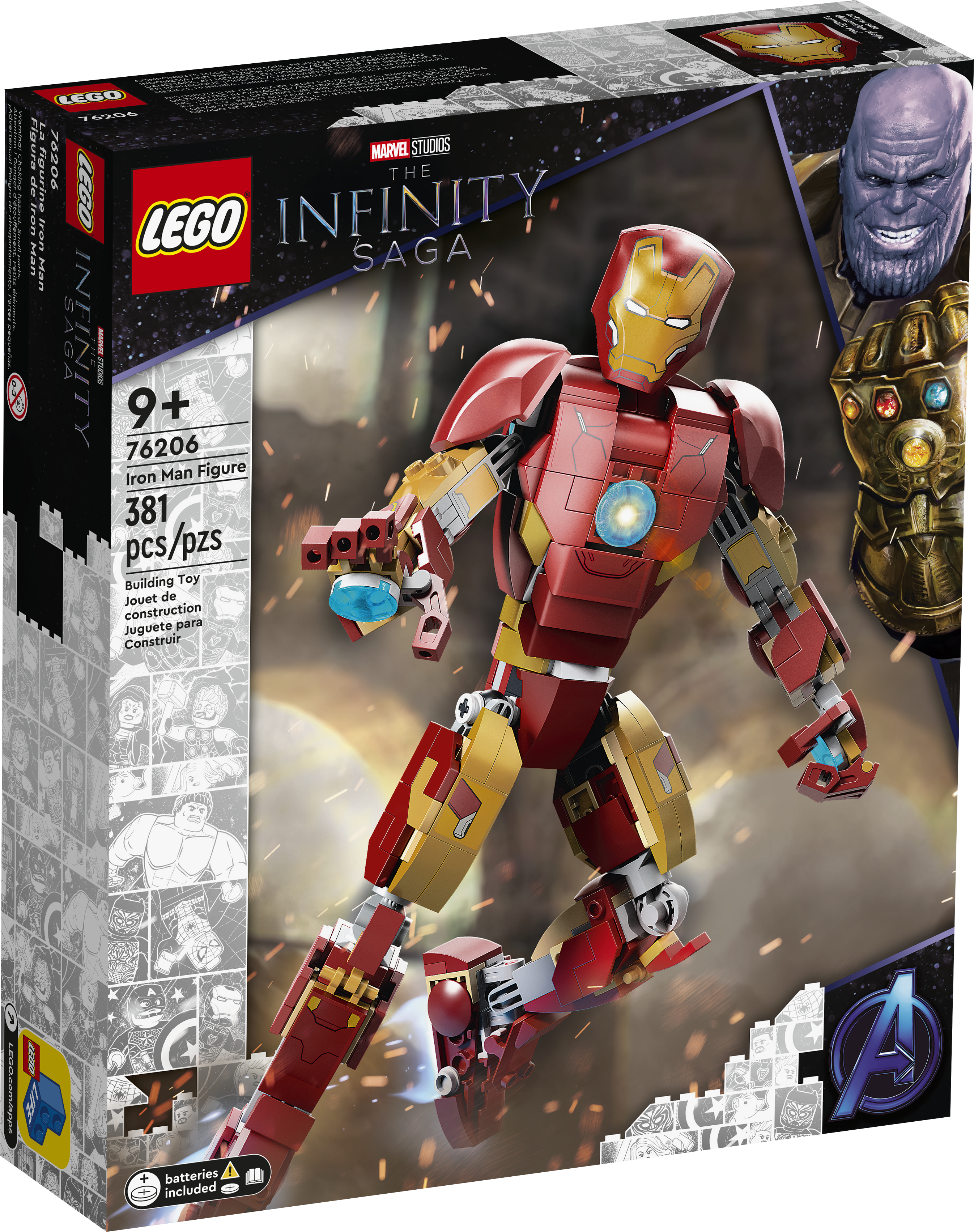 Iron Man Figure 76206, Marvel