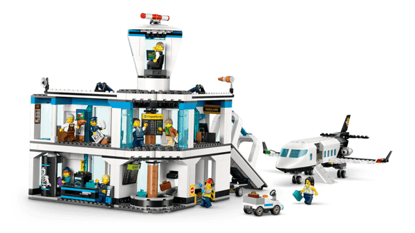 LEGO 60502 L’aéroport et l’avion — visuel 3 sur 8