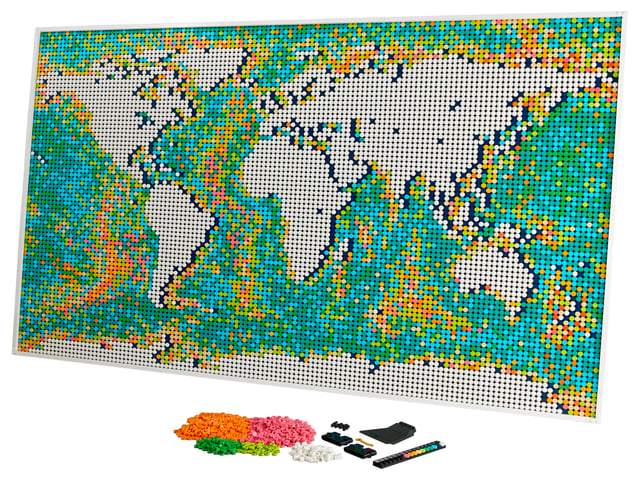 LEGO 31203 World Map, official product image