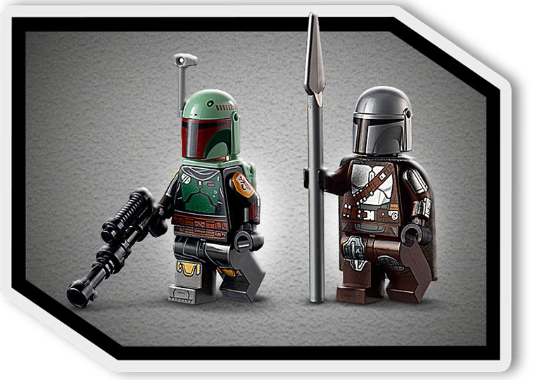 593 Pieces LEGO Star Wars Boba Fett’s Starship 75312 Fun Toy Building Kit; Awesome Gift Idea for Kids; New 2021 