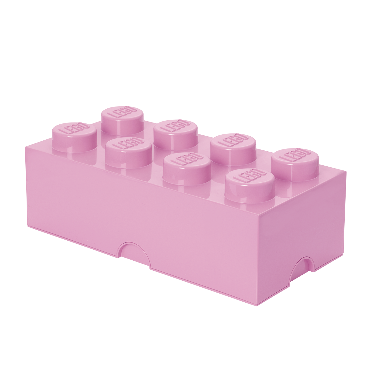 LEGO storage Brick xl Gris pierre 2x2 de rangement boîte box boîte 4 Knobs Grey 
