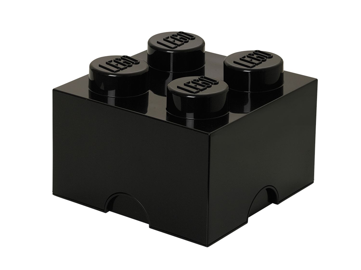 4-Stud Storage Brick – Black