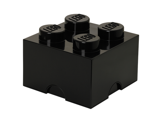 LEGO 5006930 - 4-knops opbevaringsklods – sort
