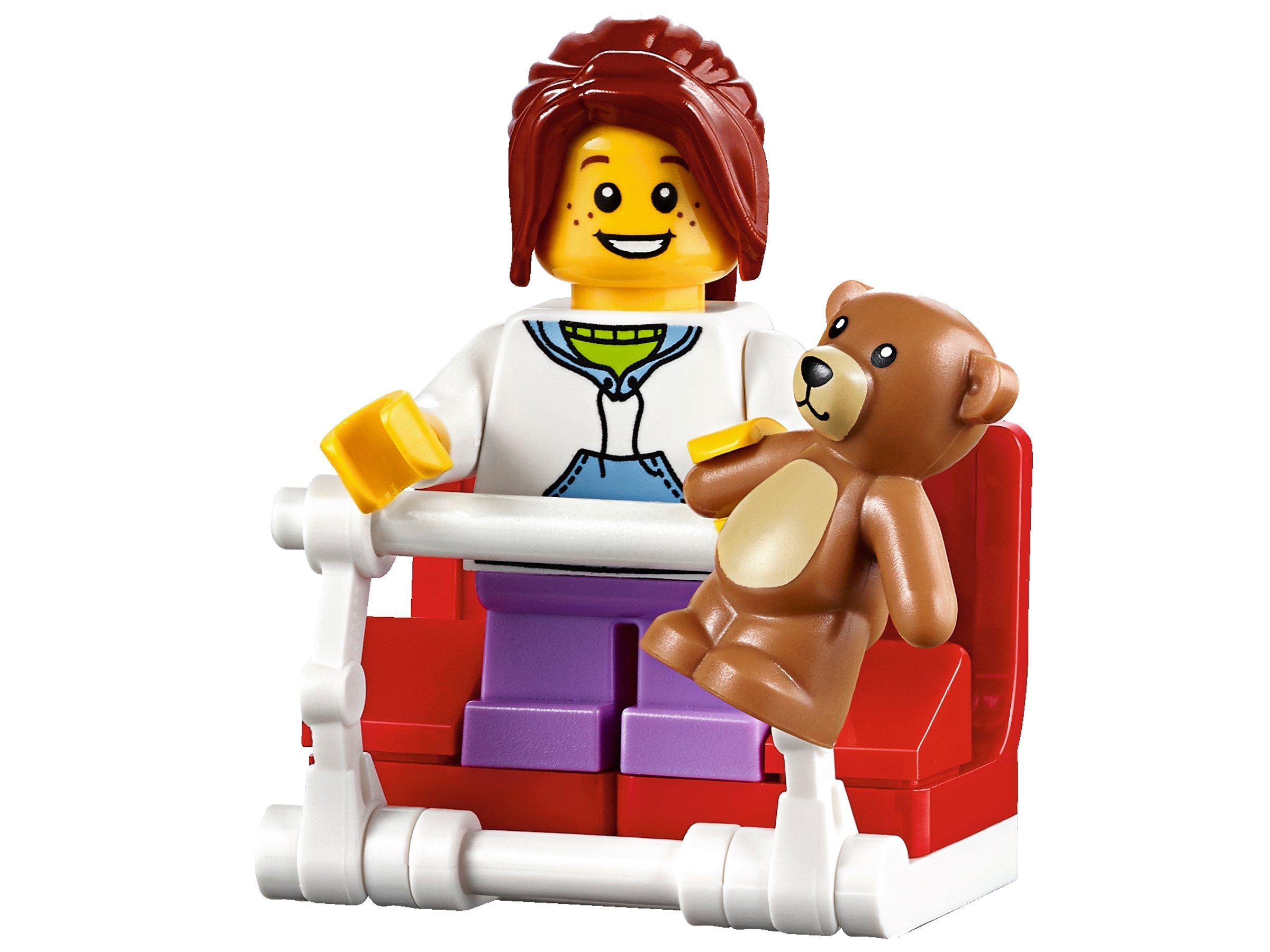 LEGO CREATOR  MINIFIGURA  `` DUNK TANK LADY ´´ Ref 10244  ORIGINAL LEGO 100X100 