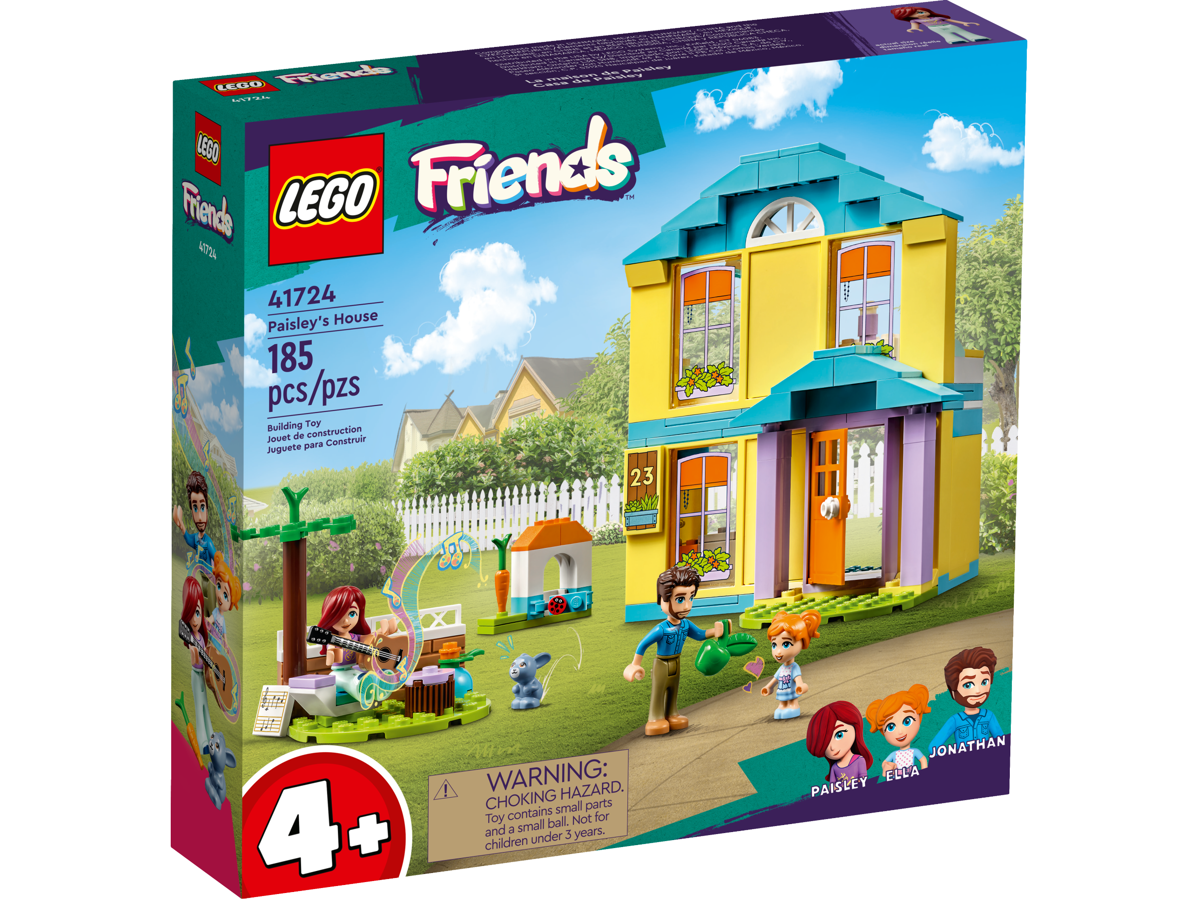 LEGO Friends 41724 La Maison de Paisley, Jouet Enfants 4 Ans, avec