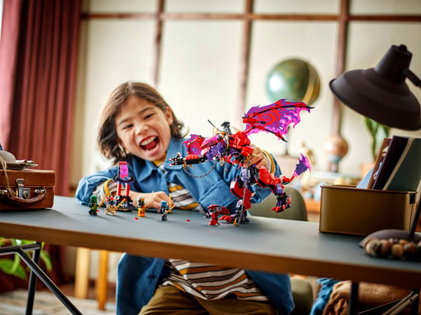 LEGO 71832 Croc-de-tonnerre : le dragon du chaos — visuel 3 sur 7