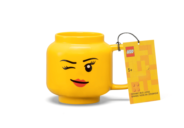 LEGO 5007876 Grande tasse en céramique Fille au clin d’œil — visuel 2 sur 2