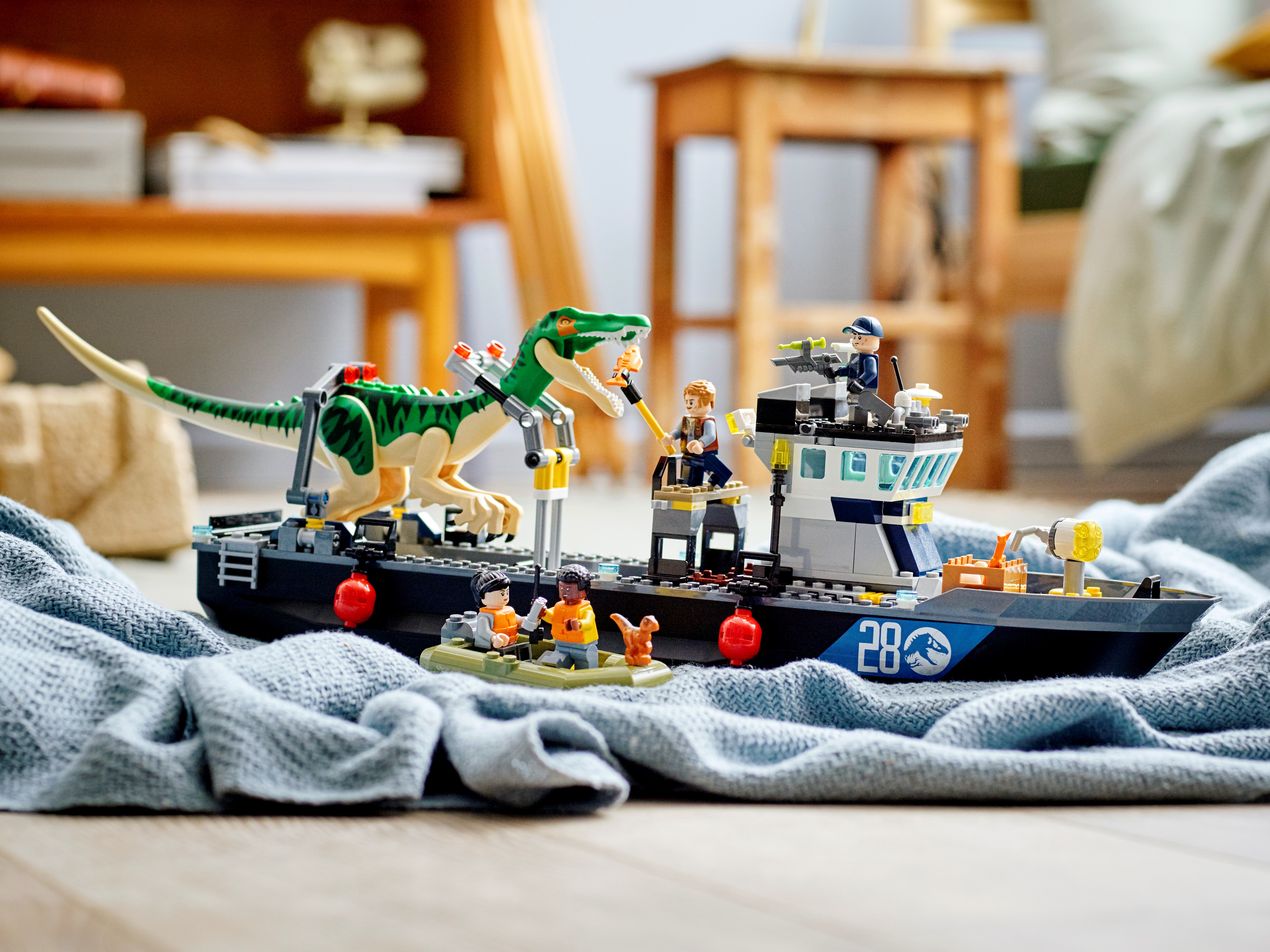 LEGO® Jurassic World™ 76942 L'évasion en bateau du Baryonyx - Lego