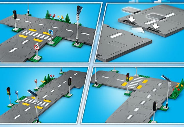 LEGO 60304 Road Plates - LEGO City - BricksDirect Condition New.