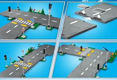 Road Plates 60304 City Buy online at the Official LEGO® Shop PL