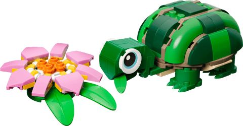 Tartaruga con fiore di ninfea — set LEGO 31377