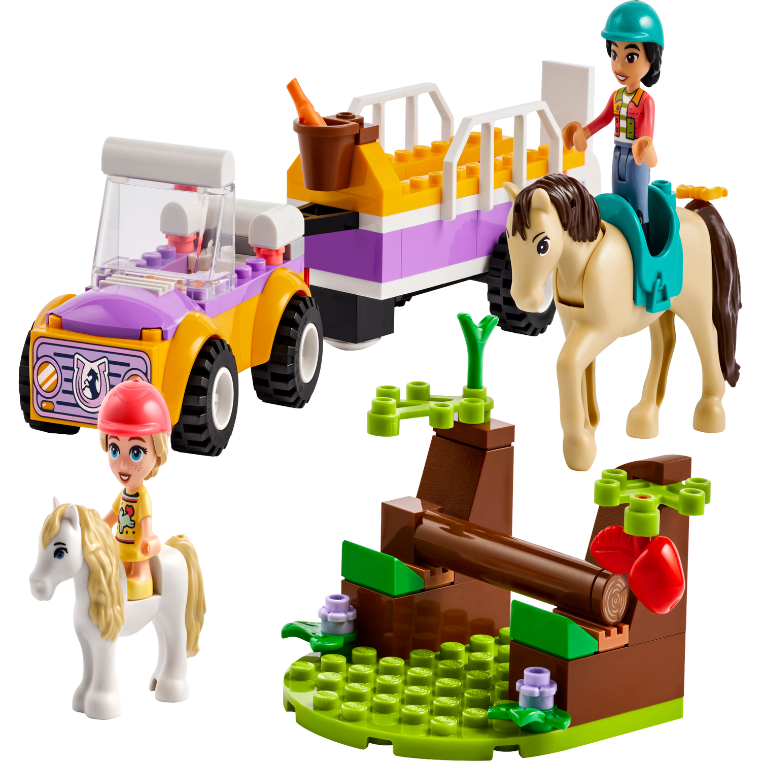 LEGO® – Paard en pony aanhangwagen – 42634