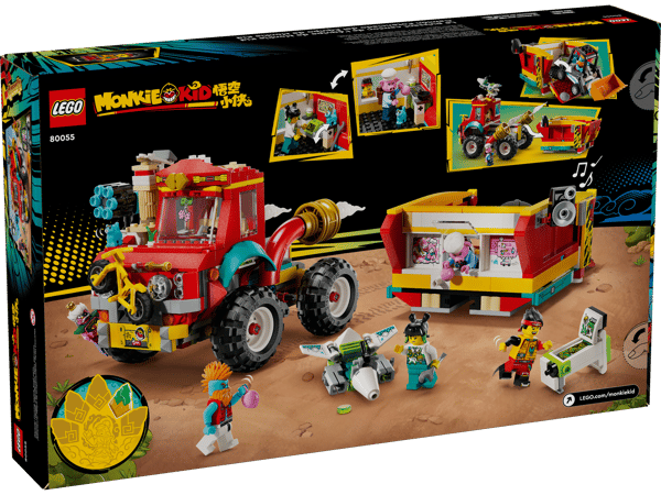 LEGO 80055 Le puissant camion de l’équipe de Monkie Kid — visuel 7 sur 8