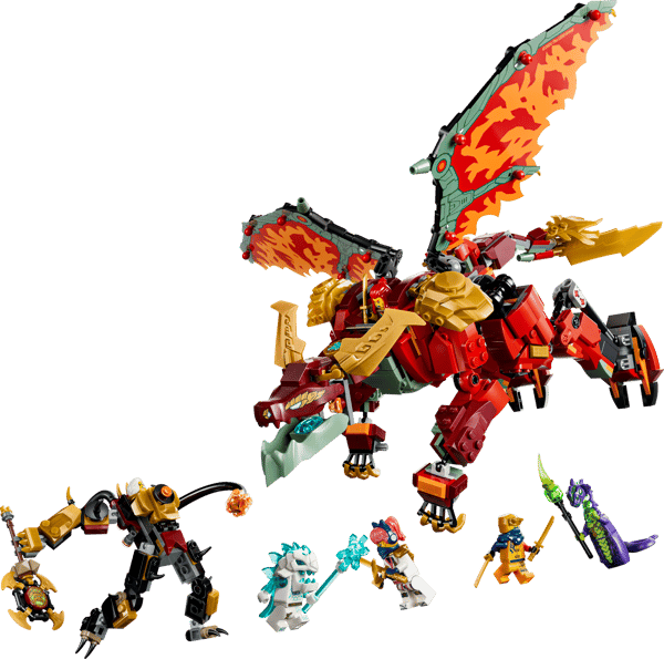 LEGO 71868 Le robot dragon transformable de Braséra