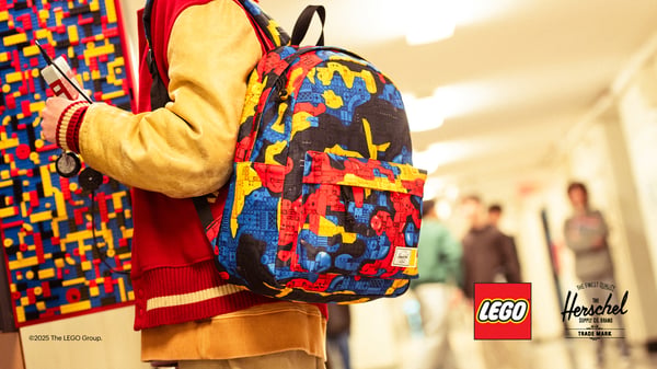 LEGO 5009272 Herschel Classic™ Sac à dos XL – Briques abstraites — visuel 7 sur 8