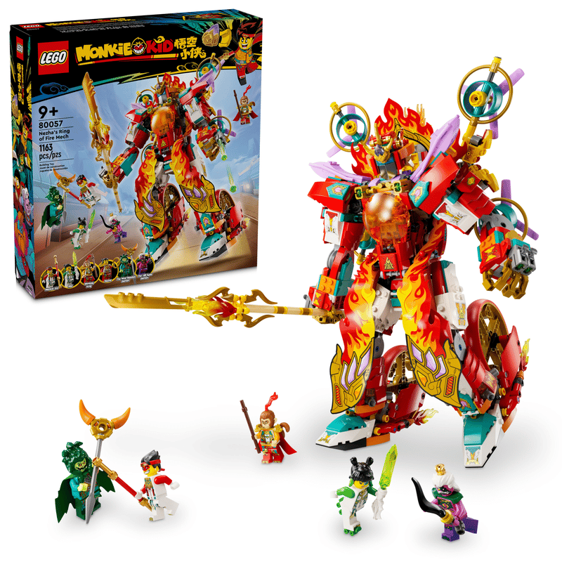 Nezha's Ring of Fire Mech 80057 | Monkie Kid™ | Buy online at the Nezha's Ring of Fire Mech 80057 | Monkie Kid™ | Buy online at the