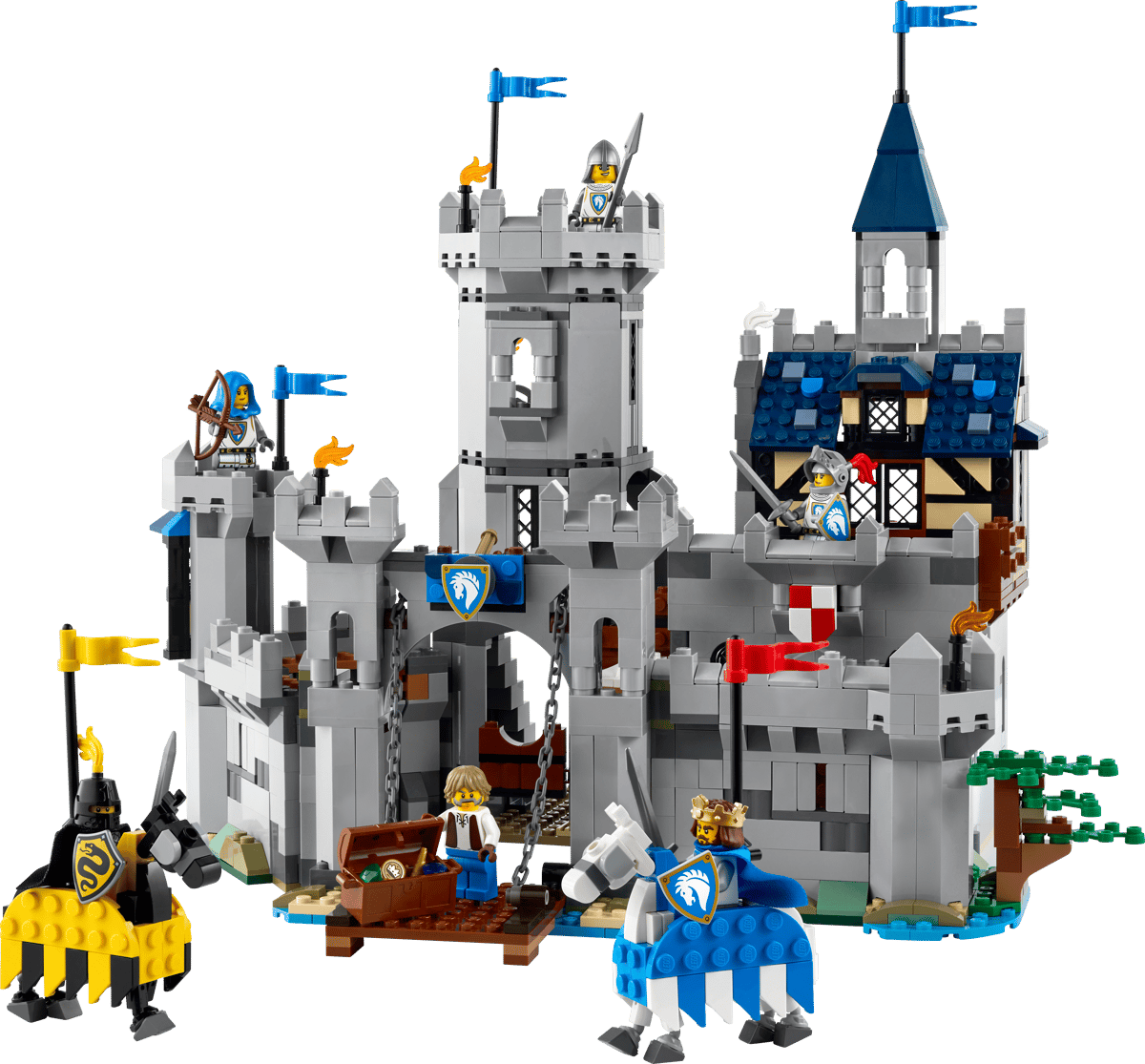 Le château médiéval des chevaliers — Vue principale