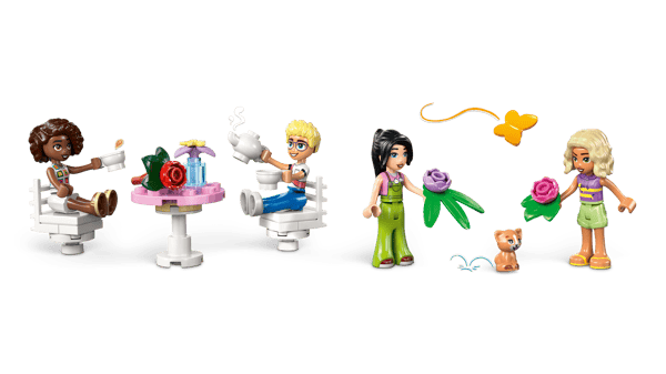LEGO 42671 Café des plantes et Kiosque à fleurs — visuel 3 sur 8