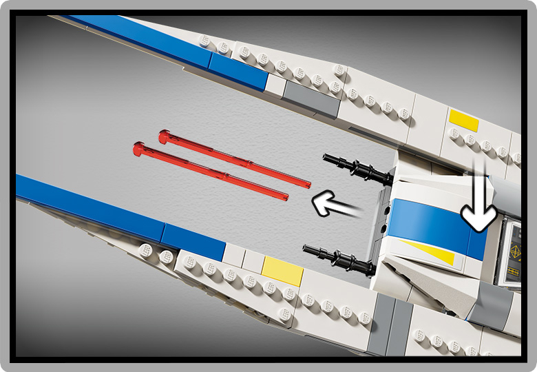 Rebel U-Wing Starfighter™ 75399 | Star Wars™ | Buy online at the