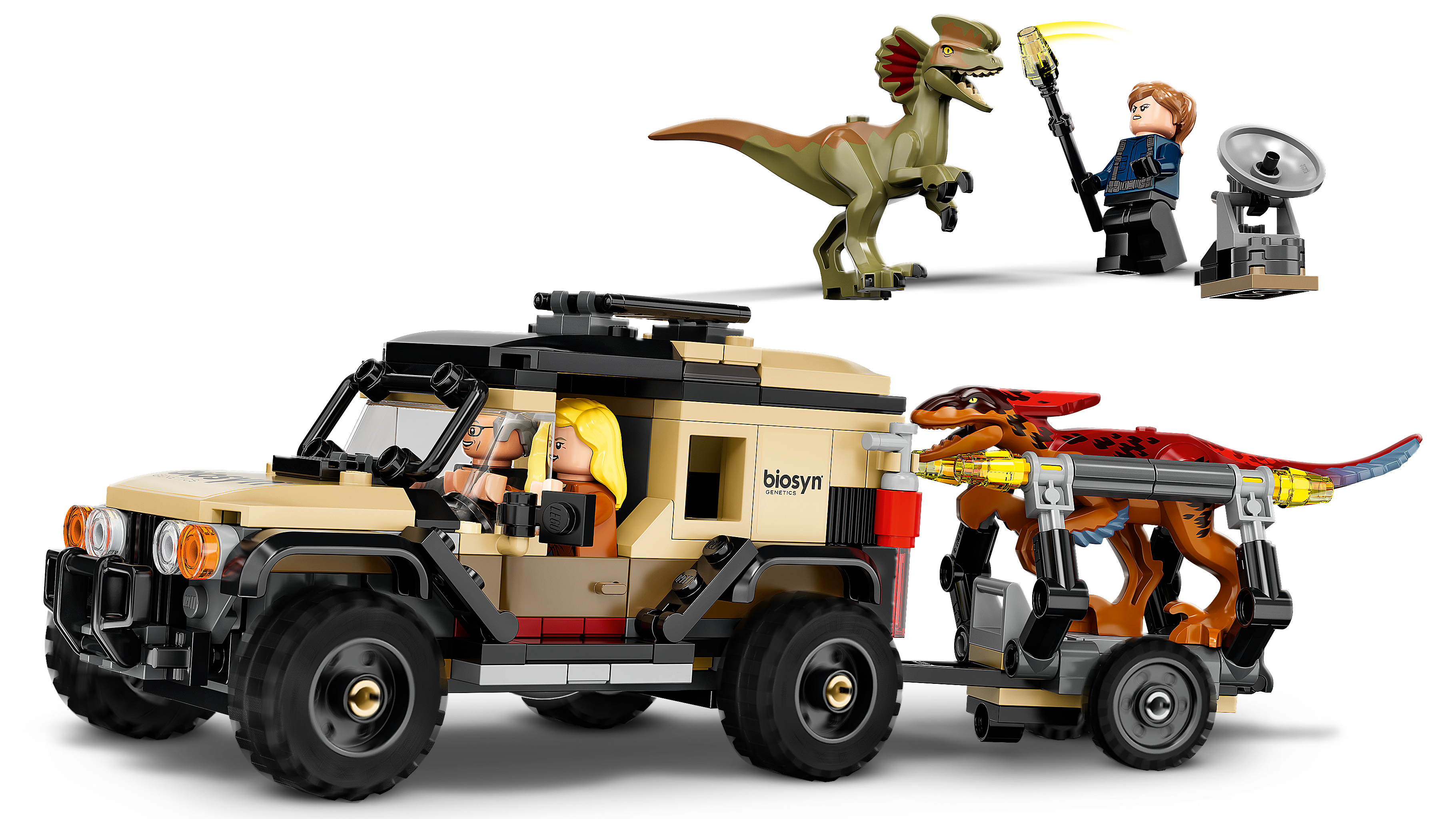 Pyroraptor & Dilophosaurus Transport 76951 | Jurassic World™ | Buy 