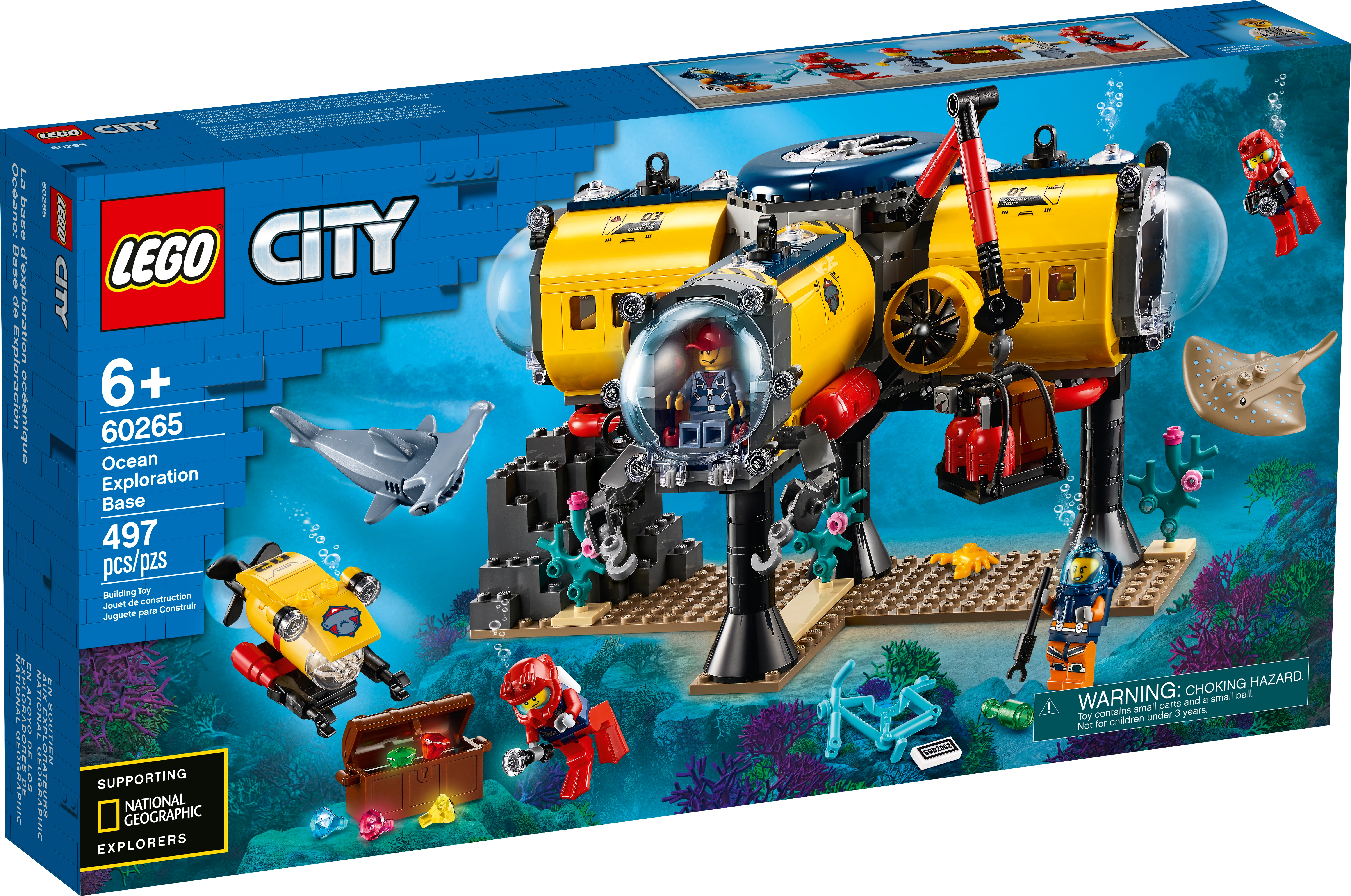 for sale online LEGO Ocean Exploration Base City Oceans 60265 