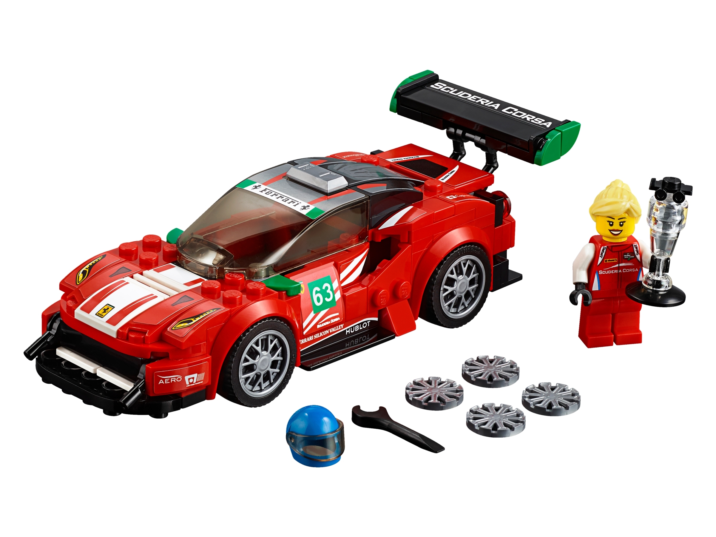 håndflade Svaghed Kor Ferrari 488 GT3 “Scuderia Corsa” 75886 | Speed Champions | Buy online at  the Official LEGO® Shop US