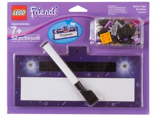 LEGO® Friends Name Sign