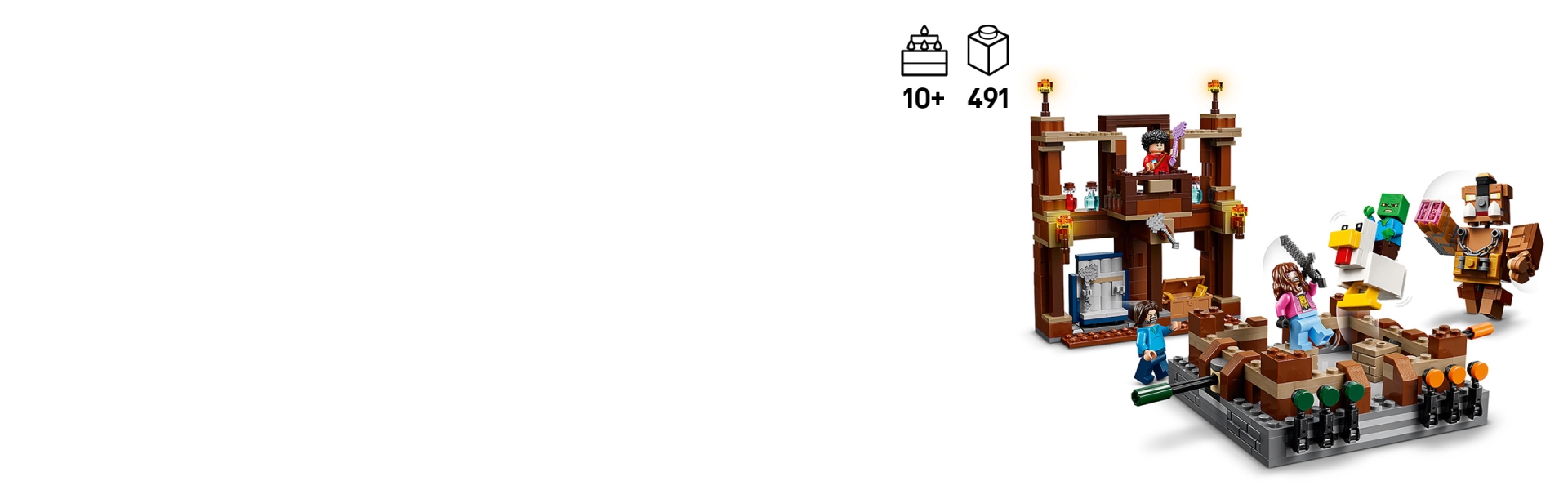 2セット Woodland Mansion Fighting Ring 21272 | Minecraft® | Buy online at