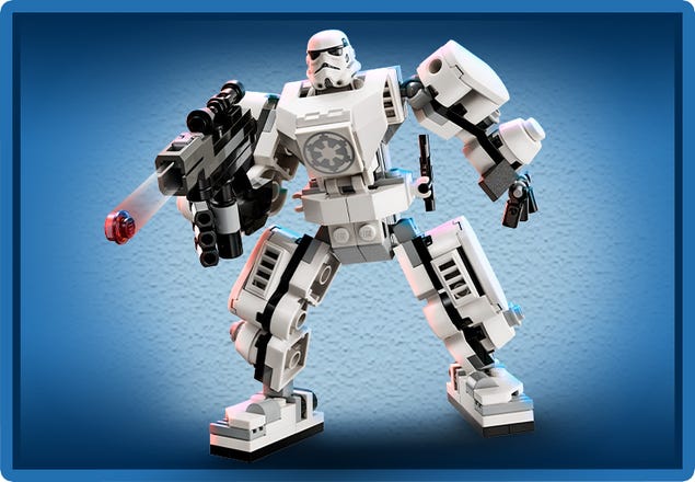 LEGO Star Wars 75370 Le Robot Stormtrooper, Jouet pour Enfants, Figurine a  Construire avec Minifigurine - ADMI