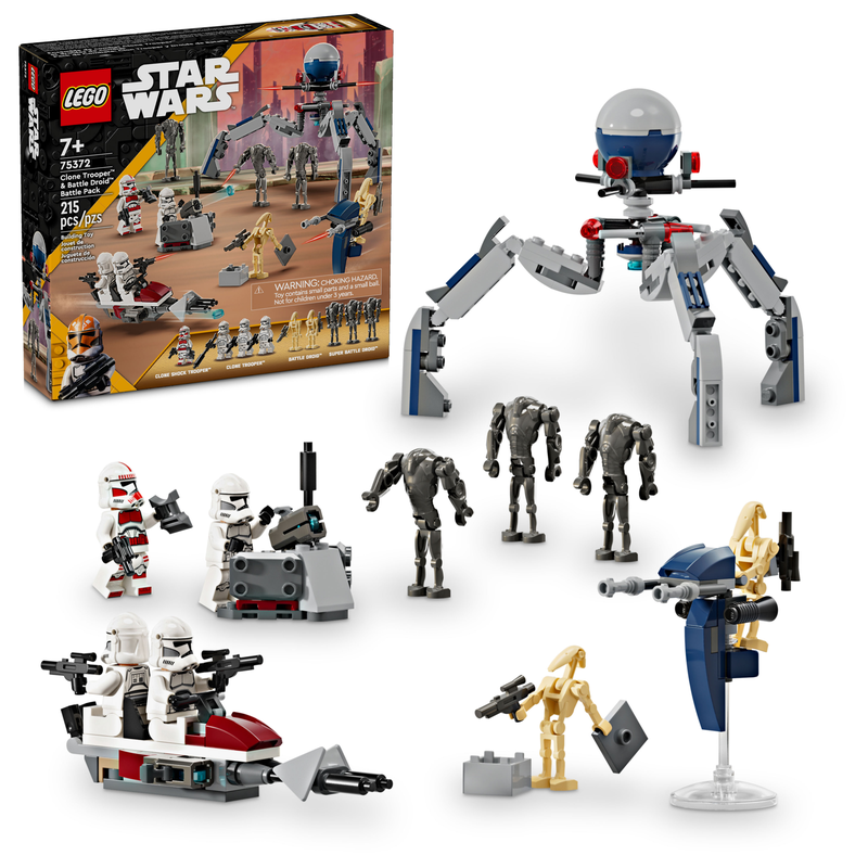 Clone Trooper™ Battle Droid™ Battle Pack 75372 Star Wars