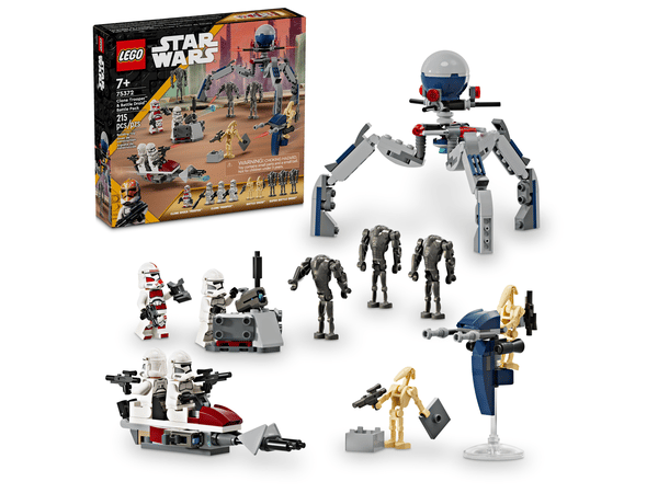 LEGO 75372 Pack de combat des Clone Troopers™ et Droïdes de combat — visuel 2 sur 8