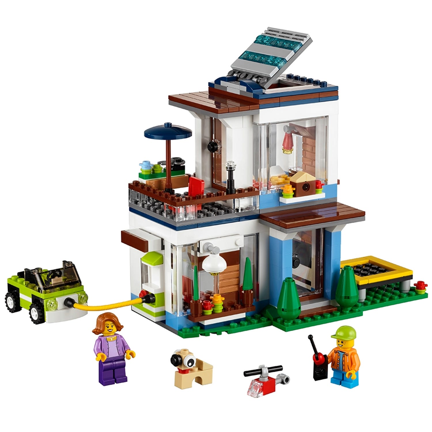 Zeldzaamheid zitten Neuropathie Modulair modern huis 31068 | Creator 3-in-1 | Officiële LEGO® winkel NL