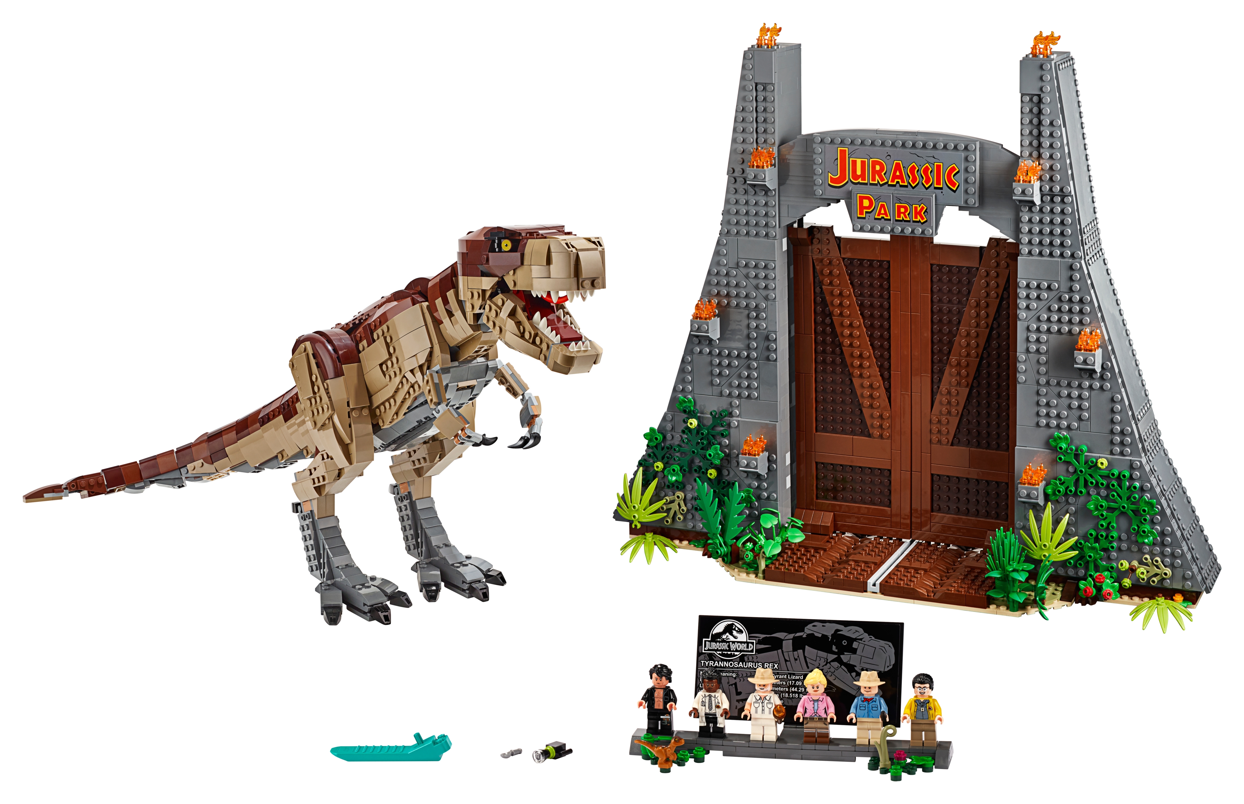 Lego compatibile Jurassic Park Dinosauro Triceratopo 12cm Nuovo 