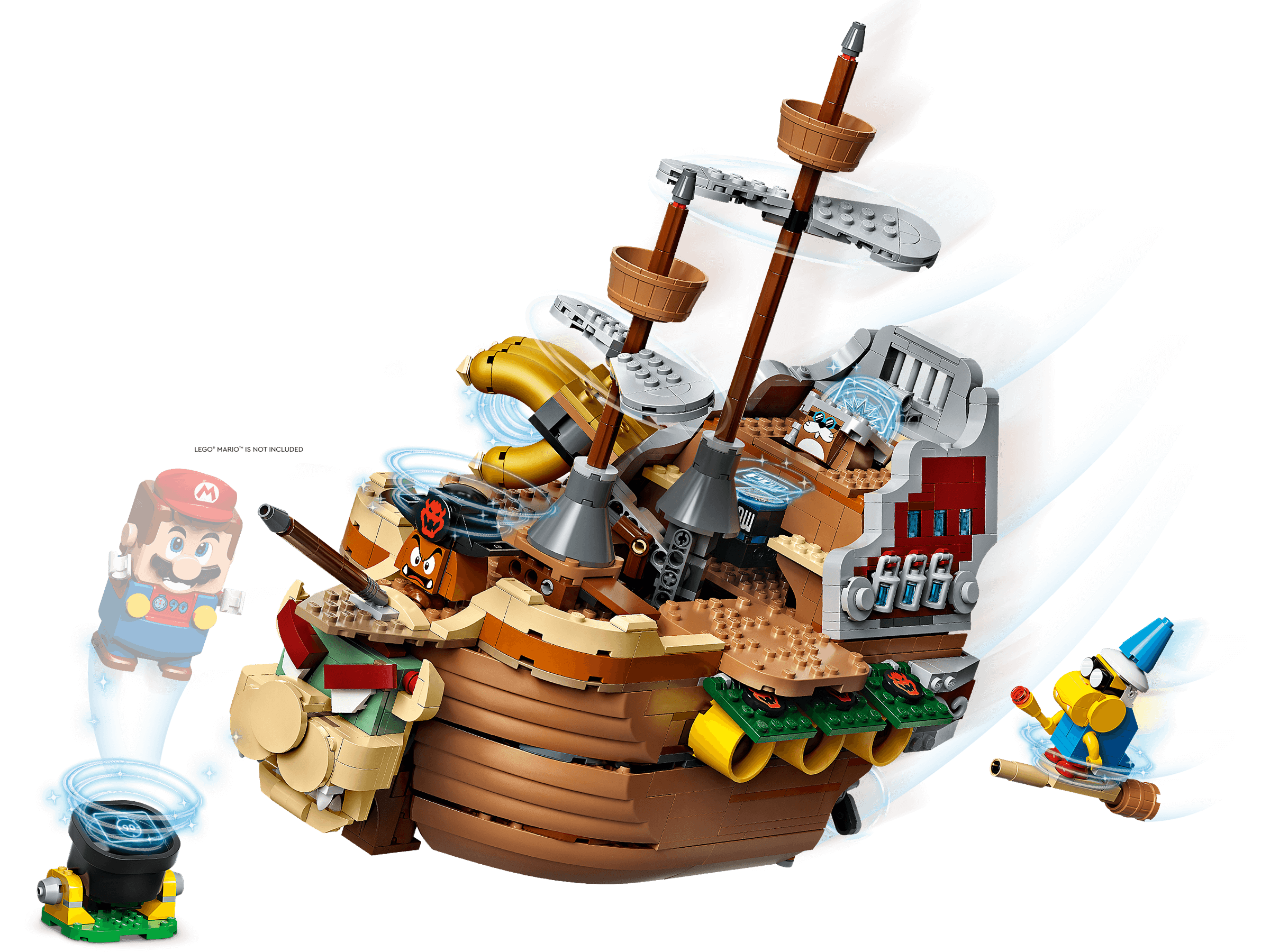 Enhed bejdsemiddel Bukser Bowser's Airship Expansion Set 71391 | LEGO® Super Mario™ | Buy online at  the Official LEGO® Shop US