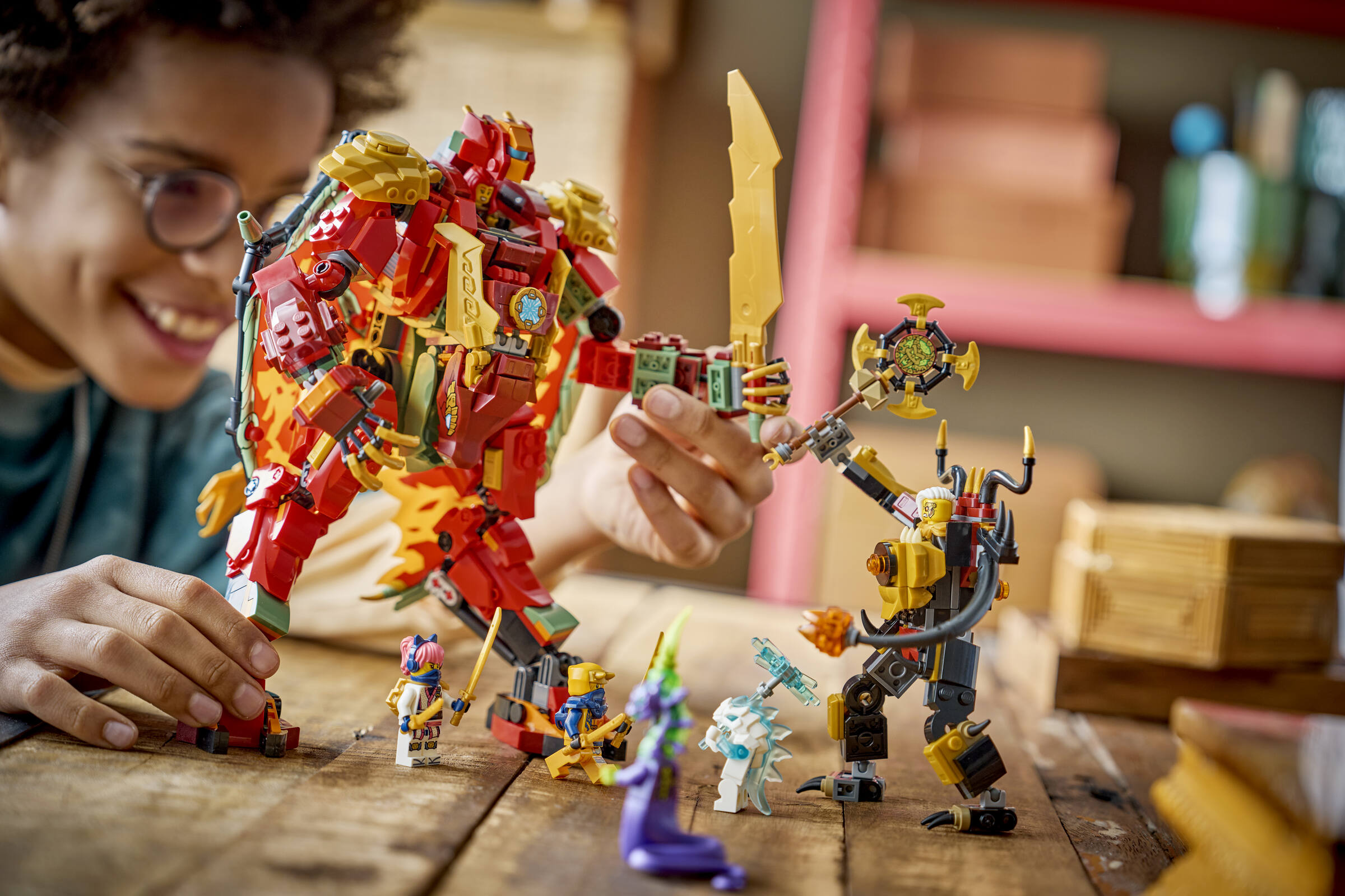 Robotul dragon transformator al lui Wyldfyre 71868 | NINJAGO