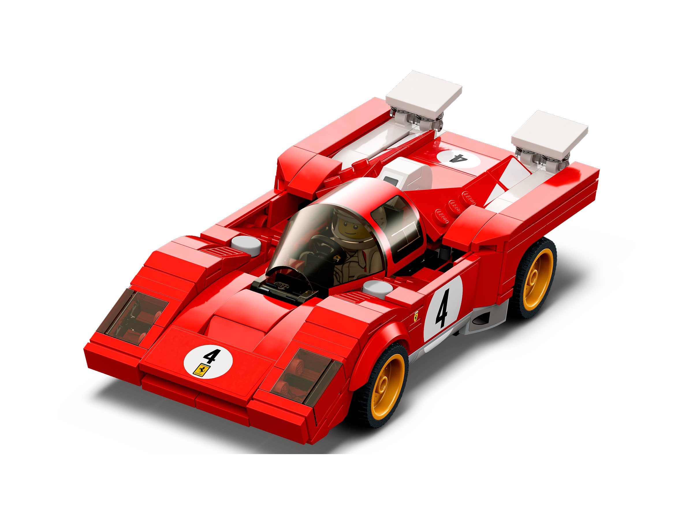 Deportivo Rojo con Mini Figura de Conductor LEGO 76906 Speed Champion 1970 Ferrari 512 M Coche de Carreras de Juguete para Niños Colección 2022 